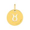 Médaille Zodiaque Taureau Plaqué or