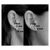 Boucles d'oreilles boule Argent 4 mm