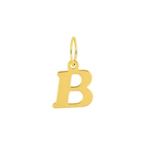 Pendentif en Or jaune  lettre B