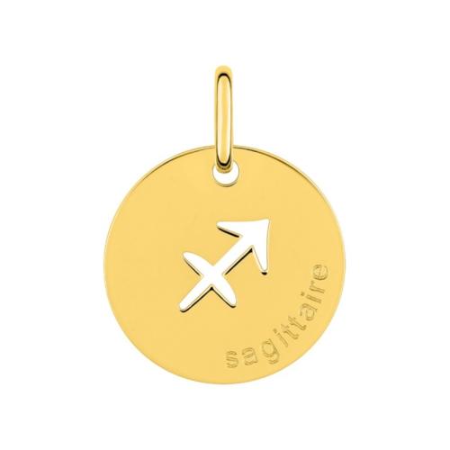 Médaille Zodiaque Sagittaire Plaqué Or