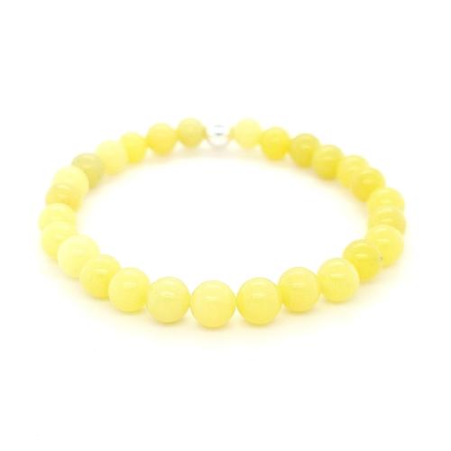 Bracelet Femme perles jaunes HANDLY BY NANOU