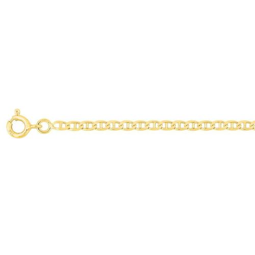 Bracelet Femme maille marine Or jaune